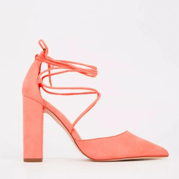 Wide fit neon heels cheap